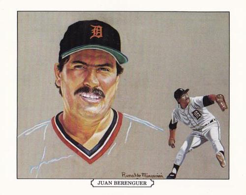 1984 Batter-up Detroit Tigers Postcards #NNO Juan Berenguer Front
