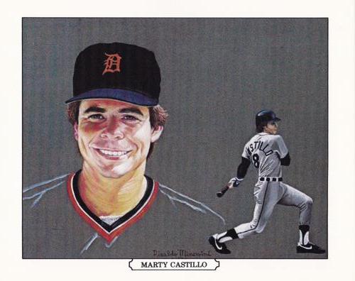 1984 Batter-up Detroit Tigers Postcards #NNO Marty Castillo Front