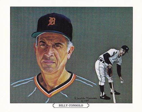 1984 Batter-up Detroit Tigers Postcards #NNO Billy Consolo Front
