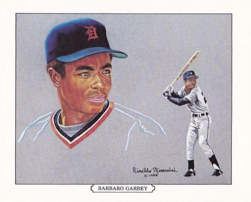 1984 Batter-up Detroit Tigers Postcards #NNO Barbaro Garbey Front