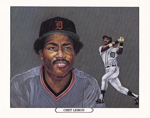 1984 Batter-up Detroit Tigers Postcards #NNO Chet Lemon Front