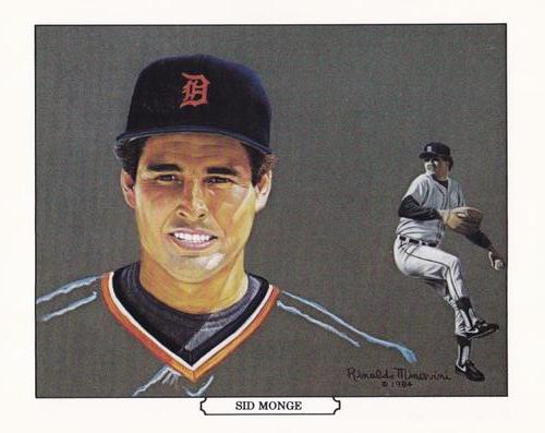1984 Batter-up Detroit Tigers Postcards #NNO Sid Monge Front
