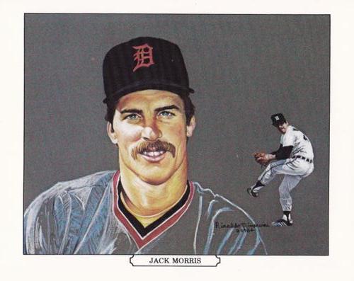 1984 Batter-up Detroit Tigers Postcards #NNO Jack Morris Front