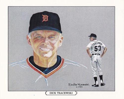 1984 Batter-up Detroit Tigers Postcards #NNO Dick Tracewski Front