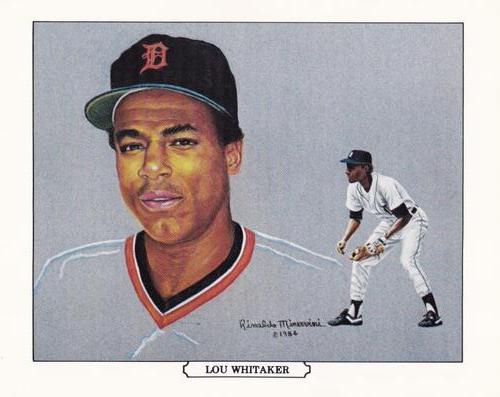 1984 Batter-up Detroit Tigers Postcards #NNO Lou Whitaker Front
