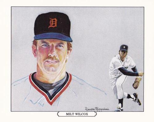 1984 Batter-up Detroit Tigers Postcards #NNO Milt Wilcox Front