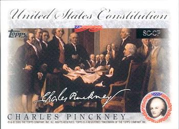 2006 Topps - United States Constitution #SC-CP Charles Pinckney Front