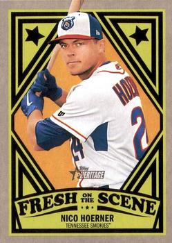 2019 Topps Heritage Minor League - Fresh on the Scene #FOS-18 Nico Hoerner Front