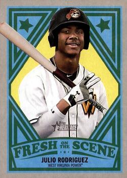 2019 Topps Heritage Minor League - Fresh on the Scene #FOS-19 Julio Rodriguez Front