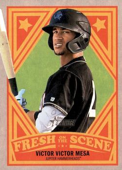 2019 Topps Heritage Minor League - Fresh on the Scene #FOS-30 Victor Victor Mesa Front