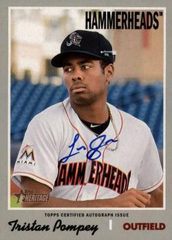 2019 Topps Heritage Minor League - Real One Autographs #ROA-TP Tristan Pompey Front