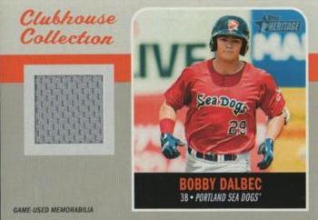 2019 Topps Heritage Minor League - Clubhouse Collection Relics #CCR-BD Bobby Dalbec Front
