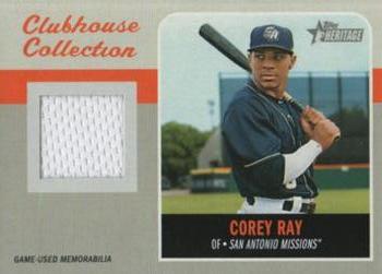 2019 Topps Heritage Minor League - Clubhouse Collection Relics #CCR-CR Corey Ray Front