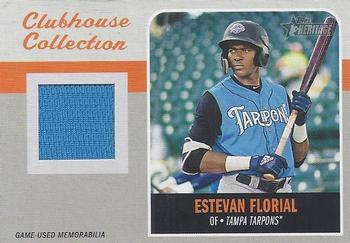 2019 Topps Heritage Minor League - Clubhouse Collection Relics #CCR-EF Estevan Florial Front
