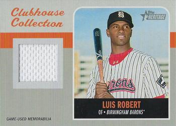 2019 Topps Heritage Minor League - Clubhouse Collection Relics #CCR-LR Luis Robert Front