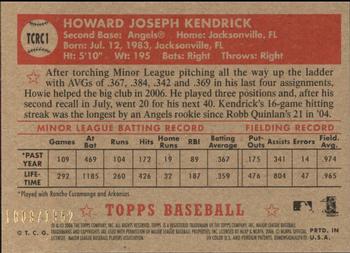 2006 Topps '52 Rookies - Chrome #TCRC1 Howie Kendrick Back
