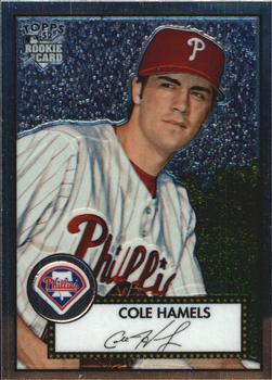 2006 Topps '52 Rookies - Chrome #TCRC57 Cole Hamels Front