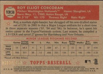 2006 Topps '52 Rookies - Chrome #TCRC58 Roy Corcoran Back