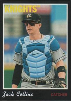 2019 Topps Heritage Minor League - Black Border #63 Zack Collins Front