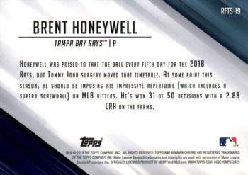 2019 Bowman - Ready for the Show Mojo Refractors Green #RFTS-19 Brent Honeywell Back