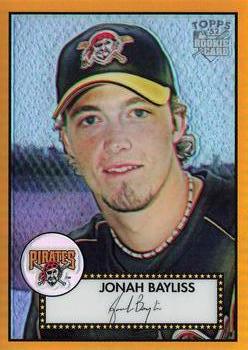 2006 Topps '52 Rookies - Chrome Gold Refractors #TCRC15 Jonah Bayliss Front