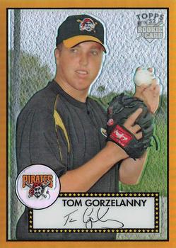 2006 Topps '52 Rookies - Chrome Gold Refractors #TCRC62 Tom Gorzelanny Front