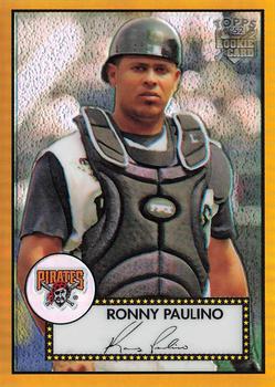 2006 Topps '52 Rookies - Chrome Gold Refractors #TCRC69 Ronny Paulino Front
