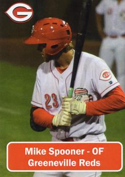 2019 Greeneville Reds #NNO Mike Spooner Front