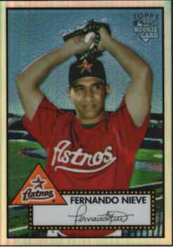 2006 Topps '52 Rookies - Chrome Refractors #TCRC5 Fernando Nieve Front