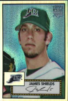 2006 Topps '52 Rookies - Chrome Refractors #TCRC8 James Shields Front
