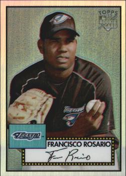 2006 Topps '52 Rookies - Chrome Refractors #TCRC9 Francisco Rosario Front
