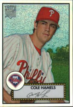 2006 Topps '52 Rookies - Chrome Refractors #TCRC57 Cole Hamels Front