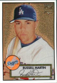 2006 Topps '52 Rookies - Chrome Refractors #TCRC82 Russell Martin Front