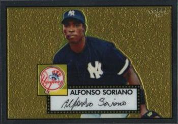 2006 Topps '52 Rookies - Debut Flashbacks Chrome #DFC17 Alfonso Soriano Front