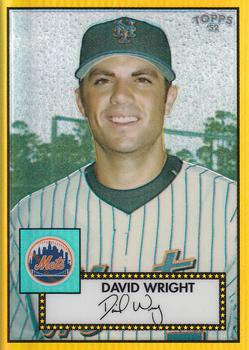 2006 Topps '52 Rookies - Debut Flashbacks Chrome Gold Refractors #DFC12 David Wright Front
