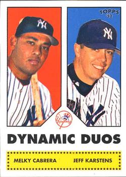 2006 Topps '52 Rookies - Dynamic Duos #DD14 Melky Cabrera / Jeff Karstens Front