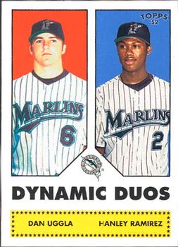 2006 Topps '52 Rookies - Dynamic Duos #DD4 Dan Uggla / Hanley Ramirez Front
