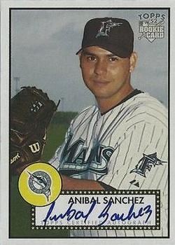 2006 Topps '52 Rookies - Signatures #52S-AS Anibal Sanchez Front