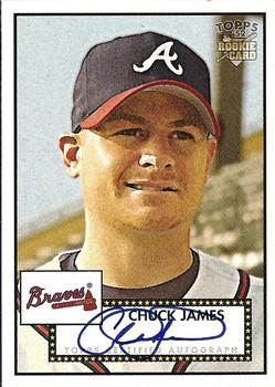 2006 Topps '52 Rookies - Signatures #52S-CHJ Chuck James Front
