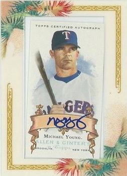 2006 Topps Allen & Ginter - Autographs #AGA-MY Michael Young Front