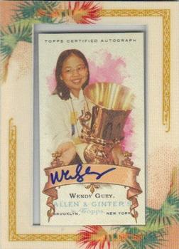2006 Topps Allen & Ginter - Autographs #AGA-WG Wendy Guey Front