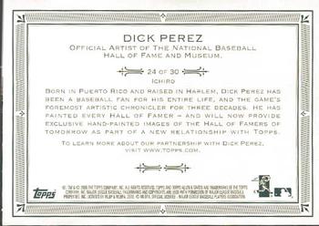 2006 Topps Allen & Ginter - Dick Perez Sketches #24 Ichiro Suzuki Back