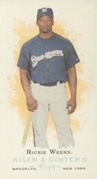 2006 Topps Allen & Ginter - Mini #68 Rickie Weeks Front