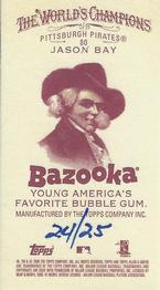 2006 Topps Allen & Ginter - Mini Bazooka #80 Jason Bay Back