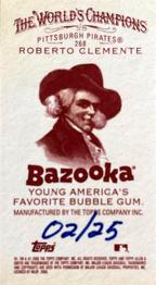2006 Topps Allen & Ginter - Mini Bazooka #268 Roberto Clemente Back