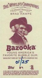 2006 Topps Allen & Ginter - Mini Bazooka #323 Brad Hawpe Back
