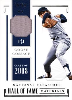 2019 Panini National Treasures - Hall of Fame Materials #HOF-GG Goose Gossage Front