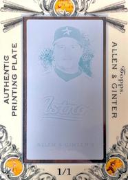 2006 Topps Allen & Ginter - Mini Printing Plates Cyan #372 Roger Clemens Front