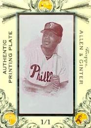 2006 Topps Allen & Ginter - Mini Printing Plates Magenta #204 Jimmy Rollins Front