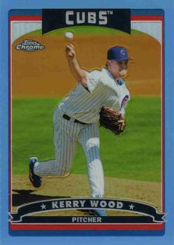 2006 Topps Chrome - Blue Refractors #37 Kerry Wood Front